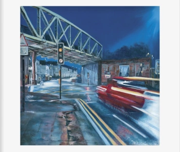 Blue Intersection (Giclée Print)