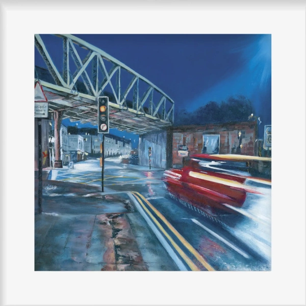 Blue Intersection (Giclée Print)